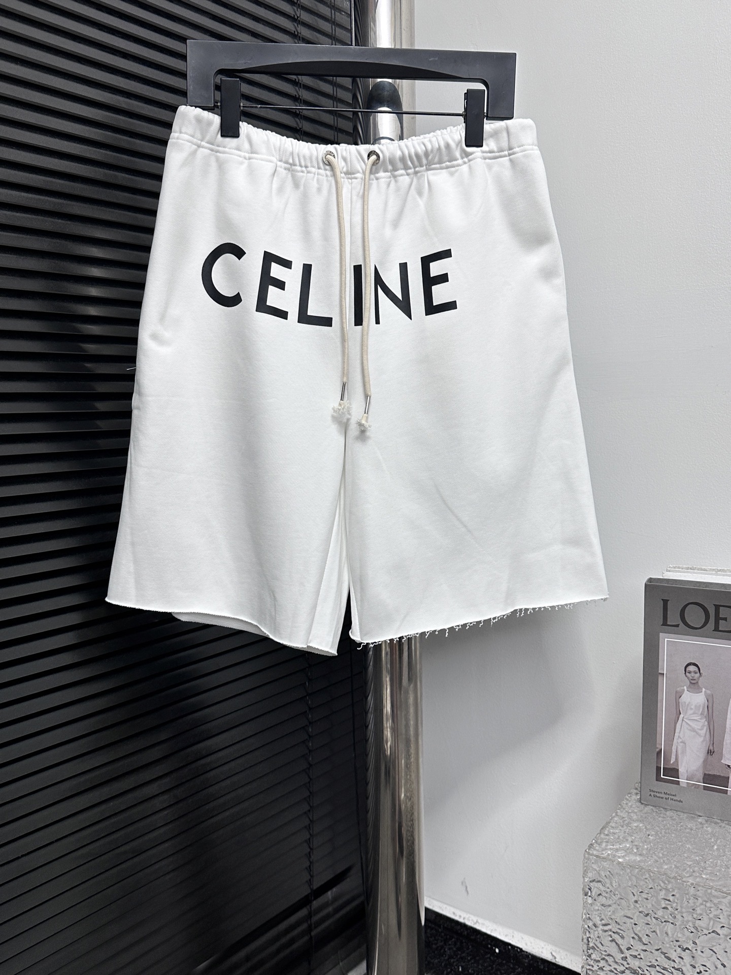 Celine 2025 summer new alphabet print shorts