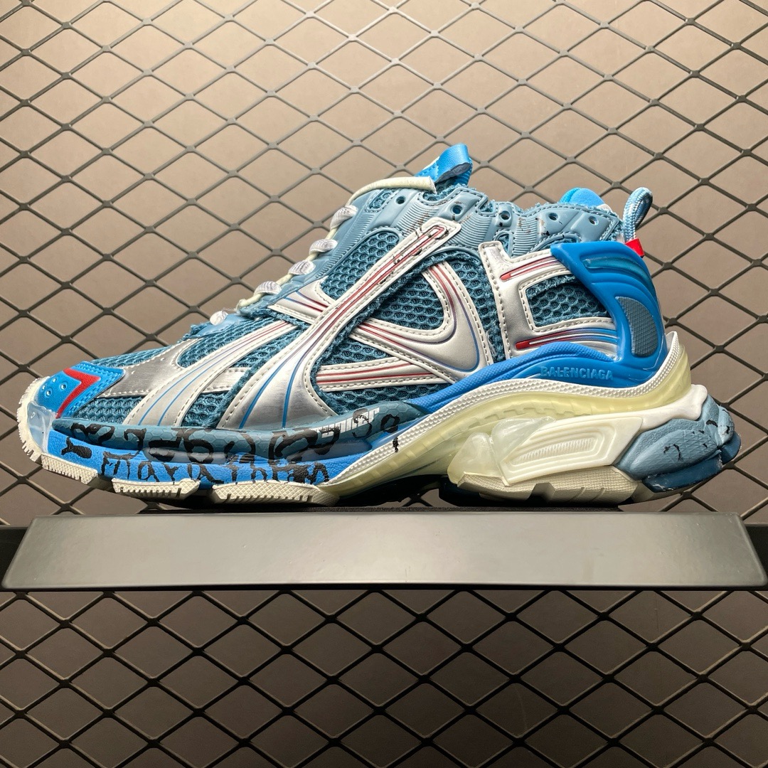 Balenciaga broken runner VG vision shoes