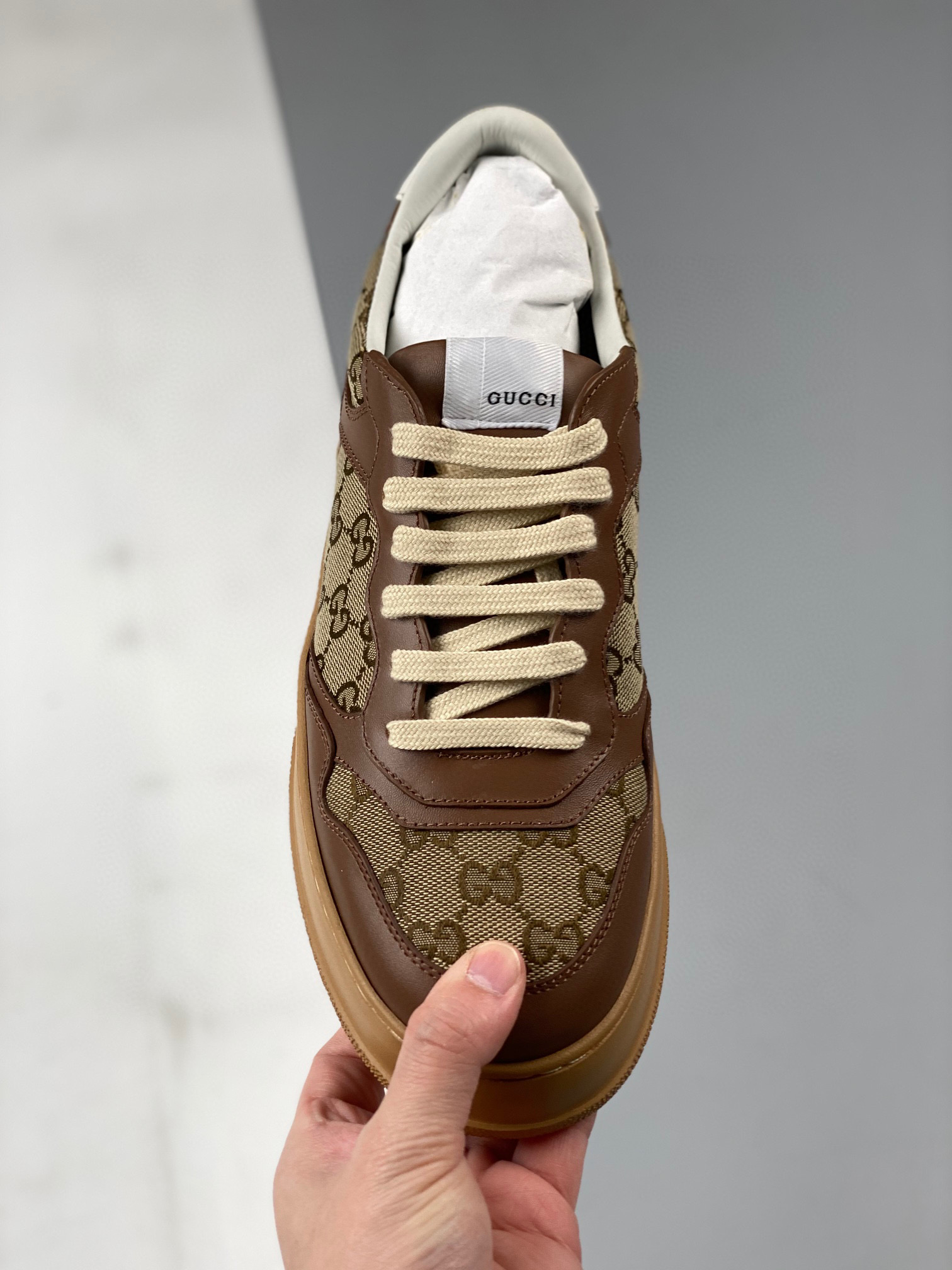 Gucci Screener GG Sneaker Brown
