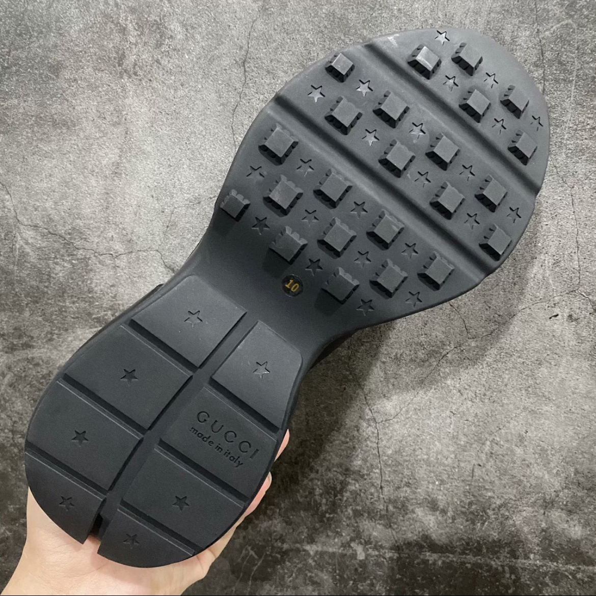 Gucci Rhyton Shoes Batman Black color