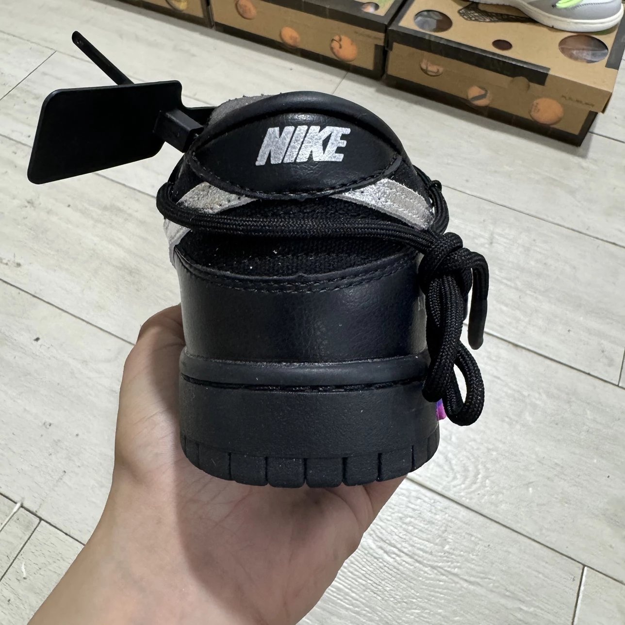 Off White & NK Dunk SB The 50 (50:50) Black