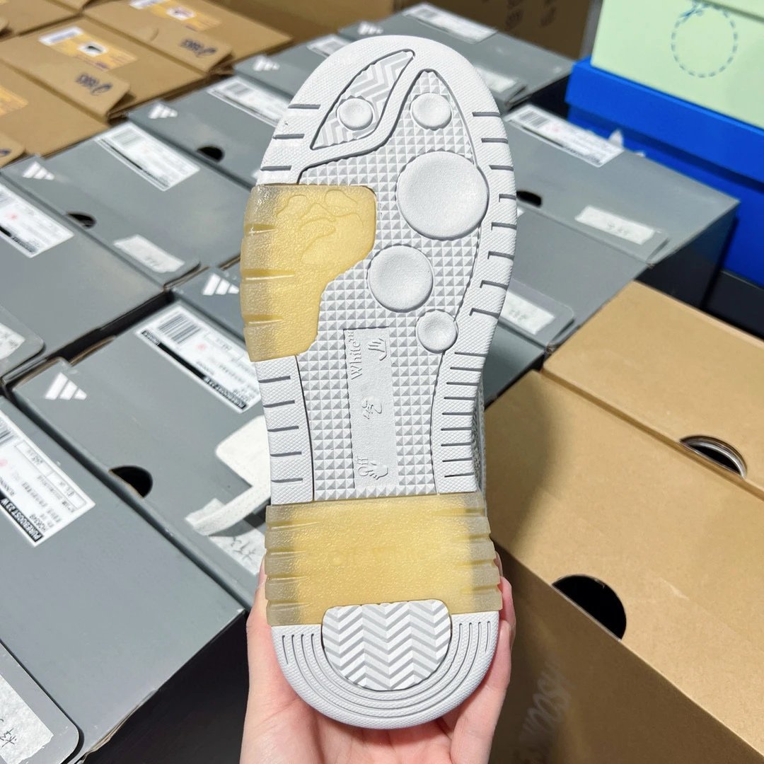 Off White out of Office Full diamond Shoes White