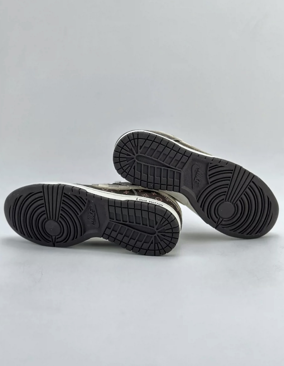 LV & Nike SB Dunk Sneaker Brown