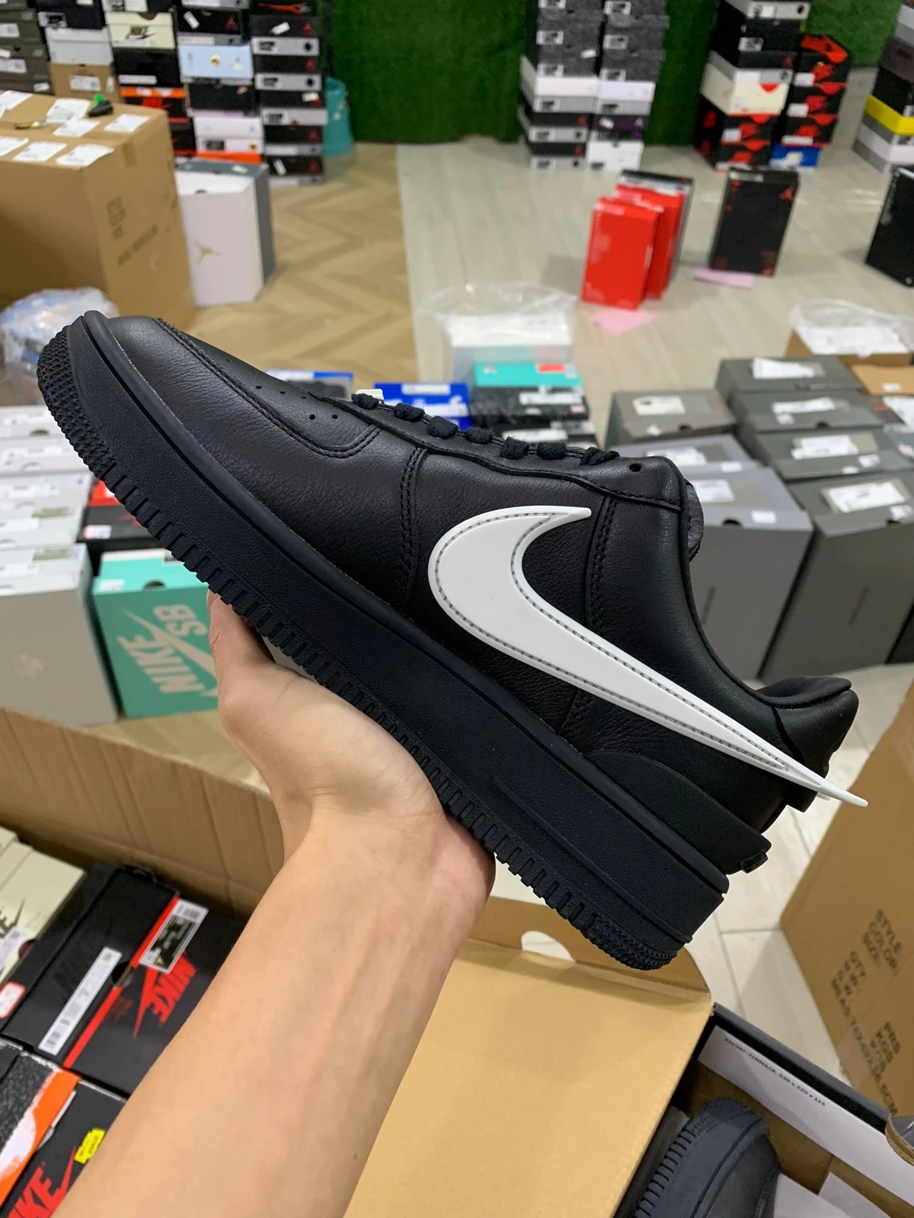 Air Force 1 & AMBUSH Sneakers Black