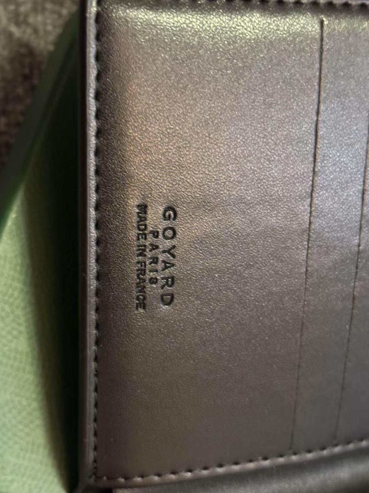 Goyard Wallet Classic Black with box