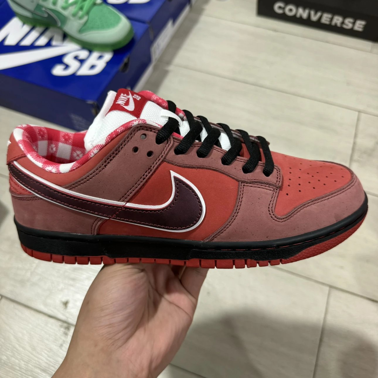 Concepts Nike SB Dunk Low Red Color