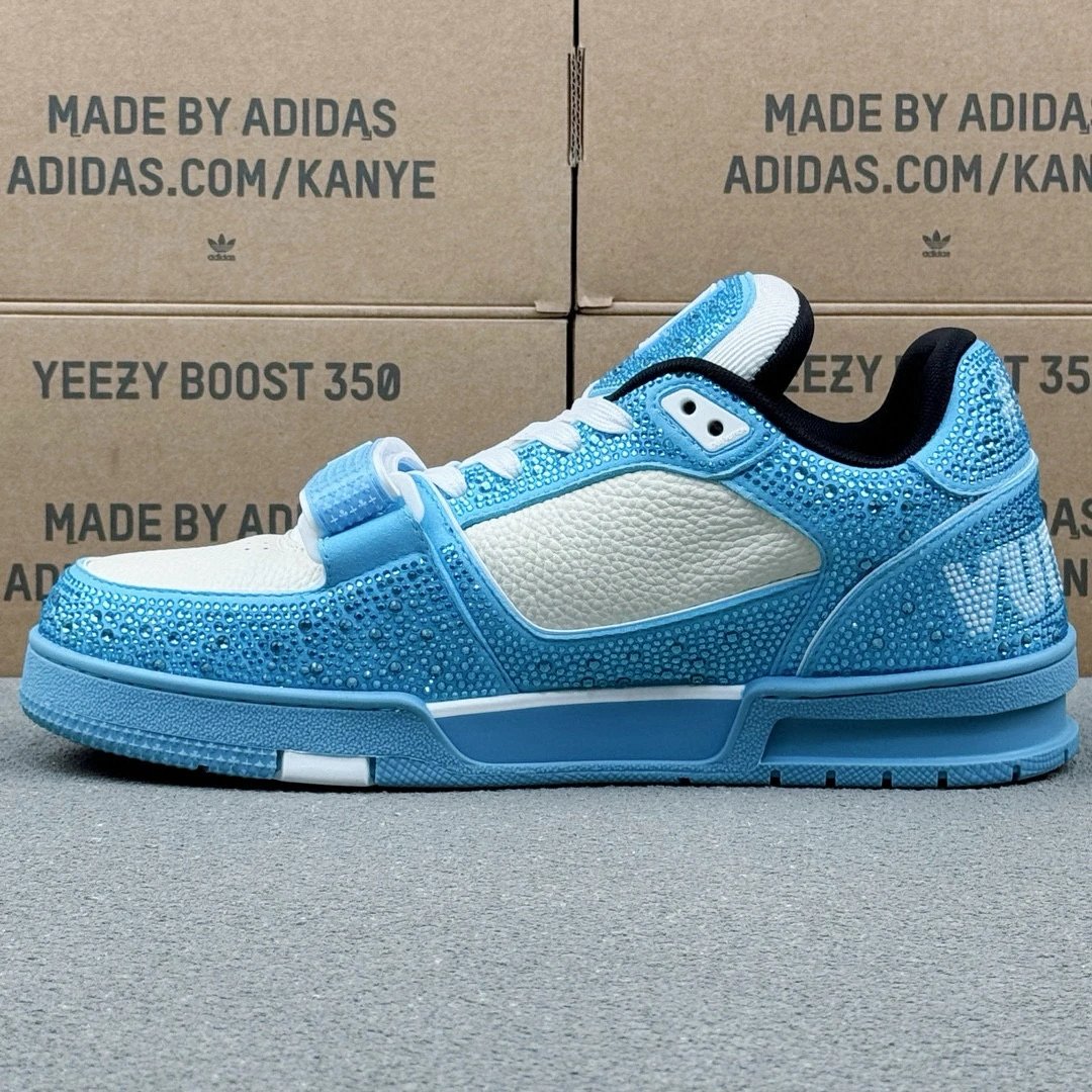 LV Diamond Trainer Sneaker Blue