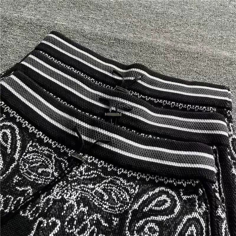 1:1 amiri new style cashew flower shorts