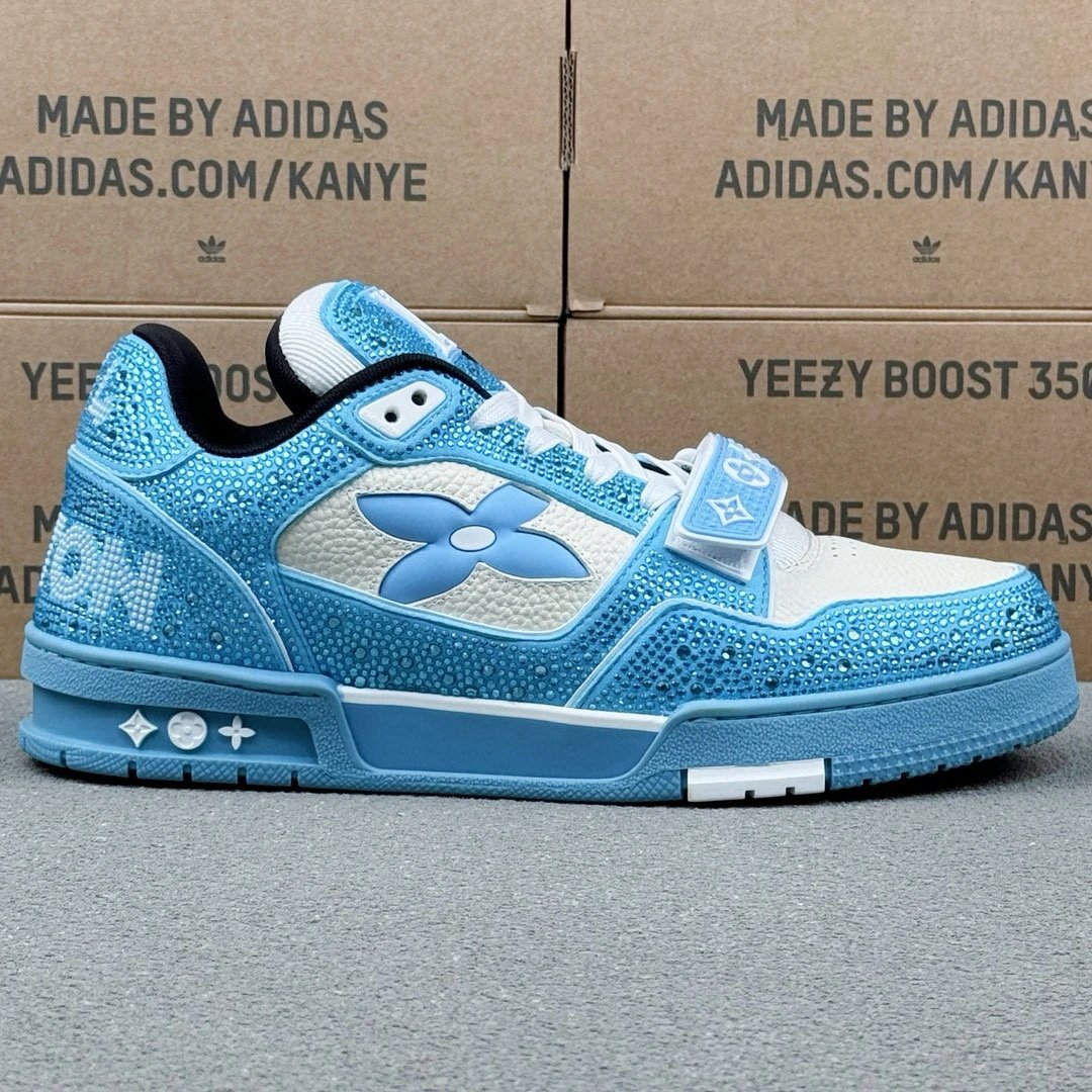 LV Diamond Trainer Sneaker Blue