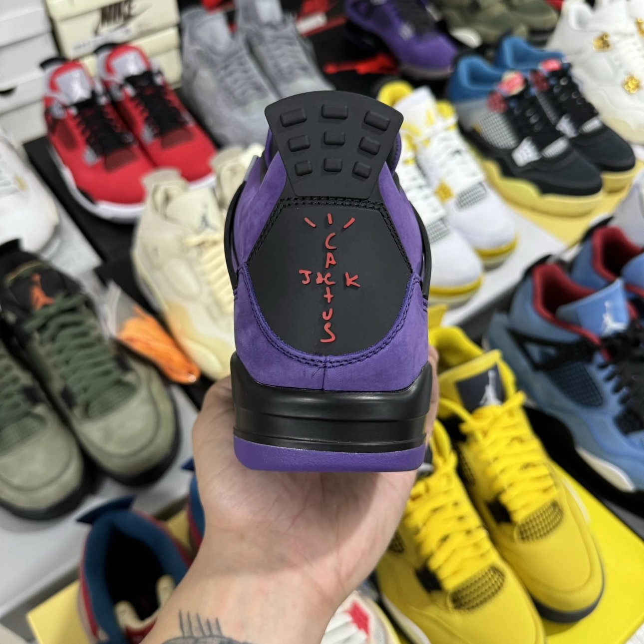 1:1 Best Quality Air Jordan 4 & Travis Scott Purple