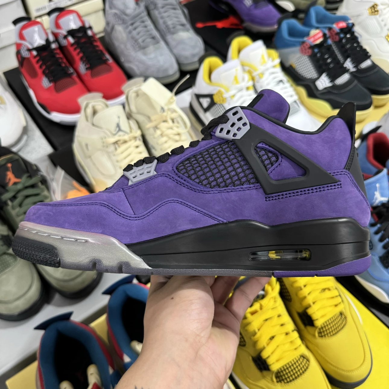 1:1 Best Quality Air Jordan 4 & Travis Scott Purple
