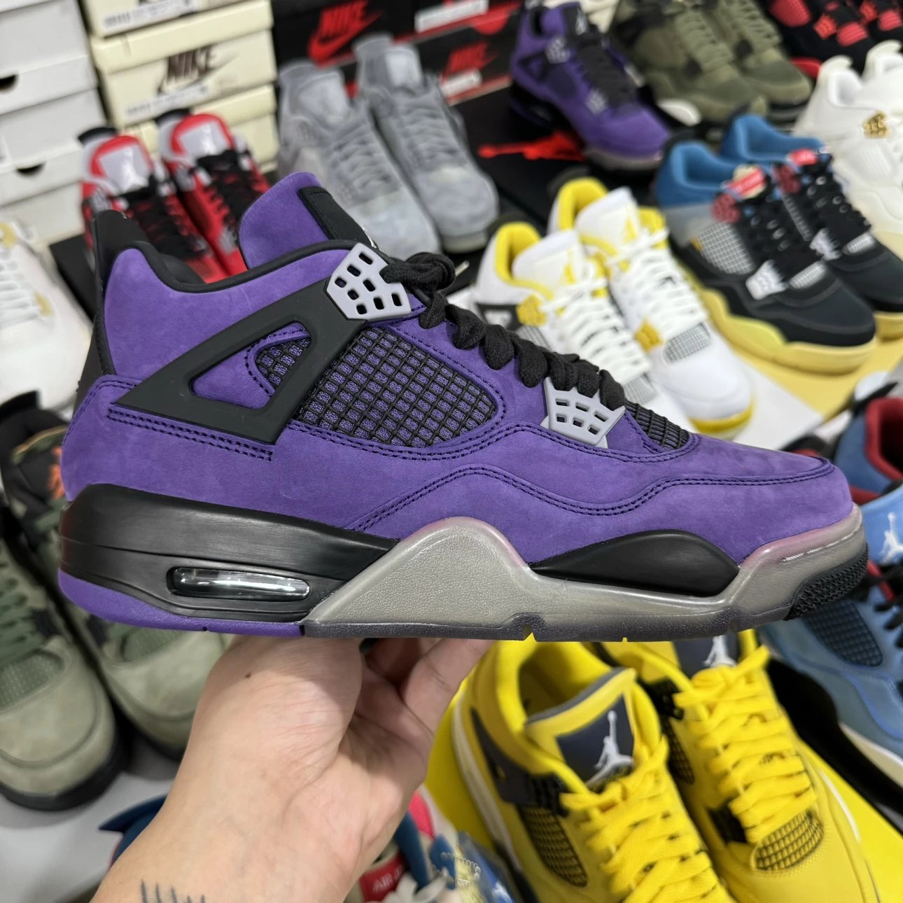 1:1 Best Quality Air Jordan 4 & Travis Scott Purple
