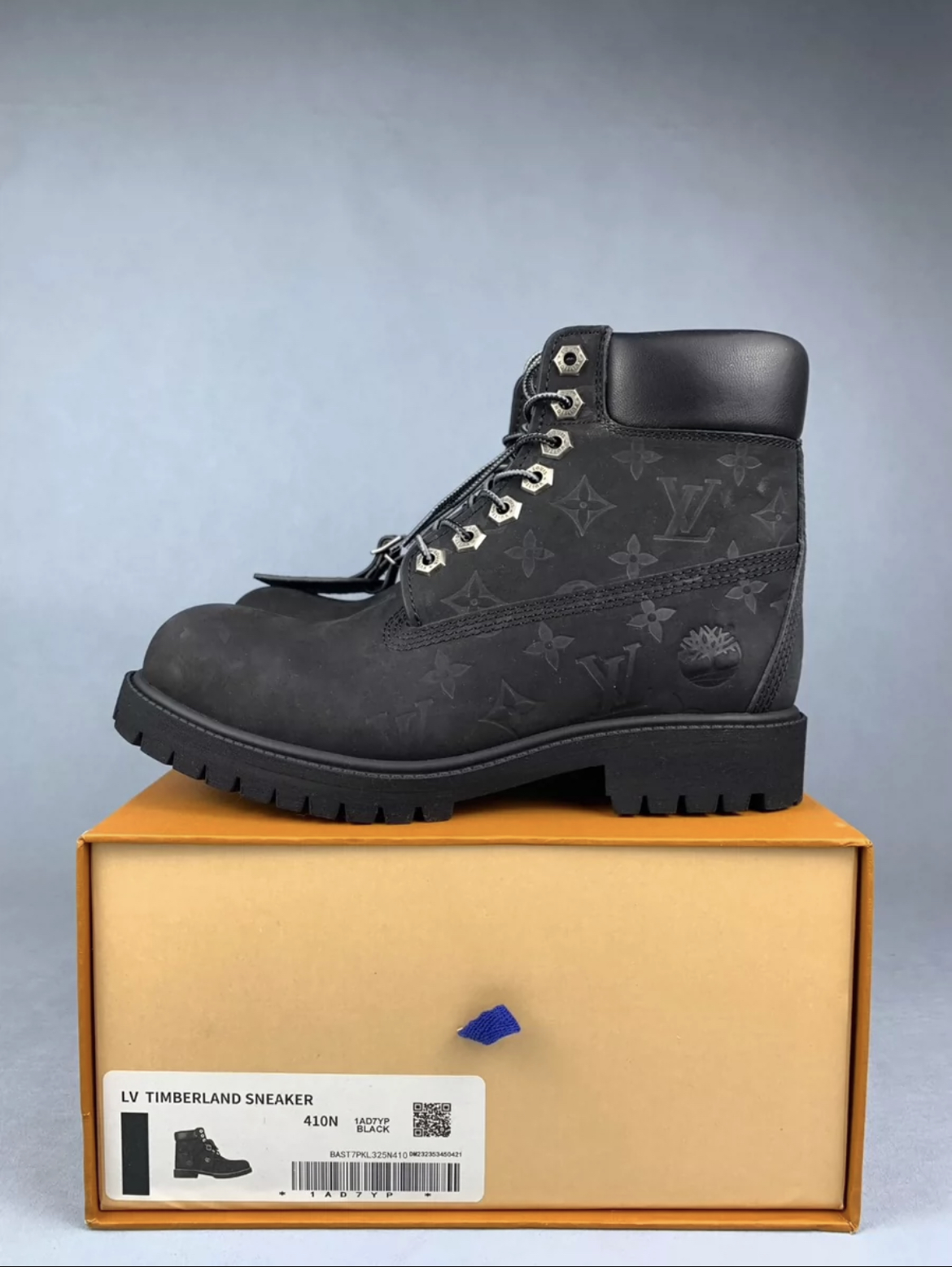 LV &  Timberland Boot Black Color