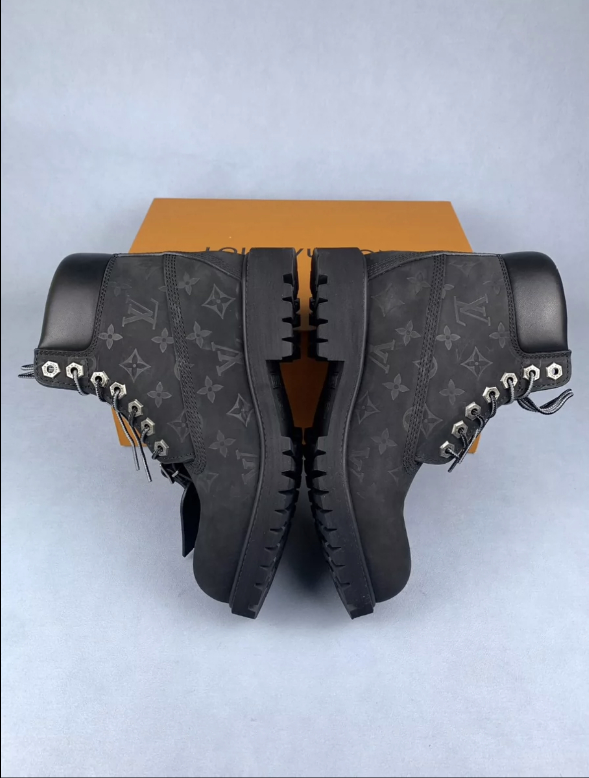 LV &  Timberland Boot Black Color