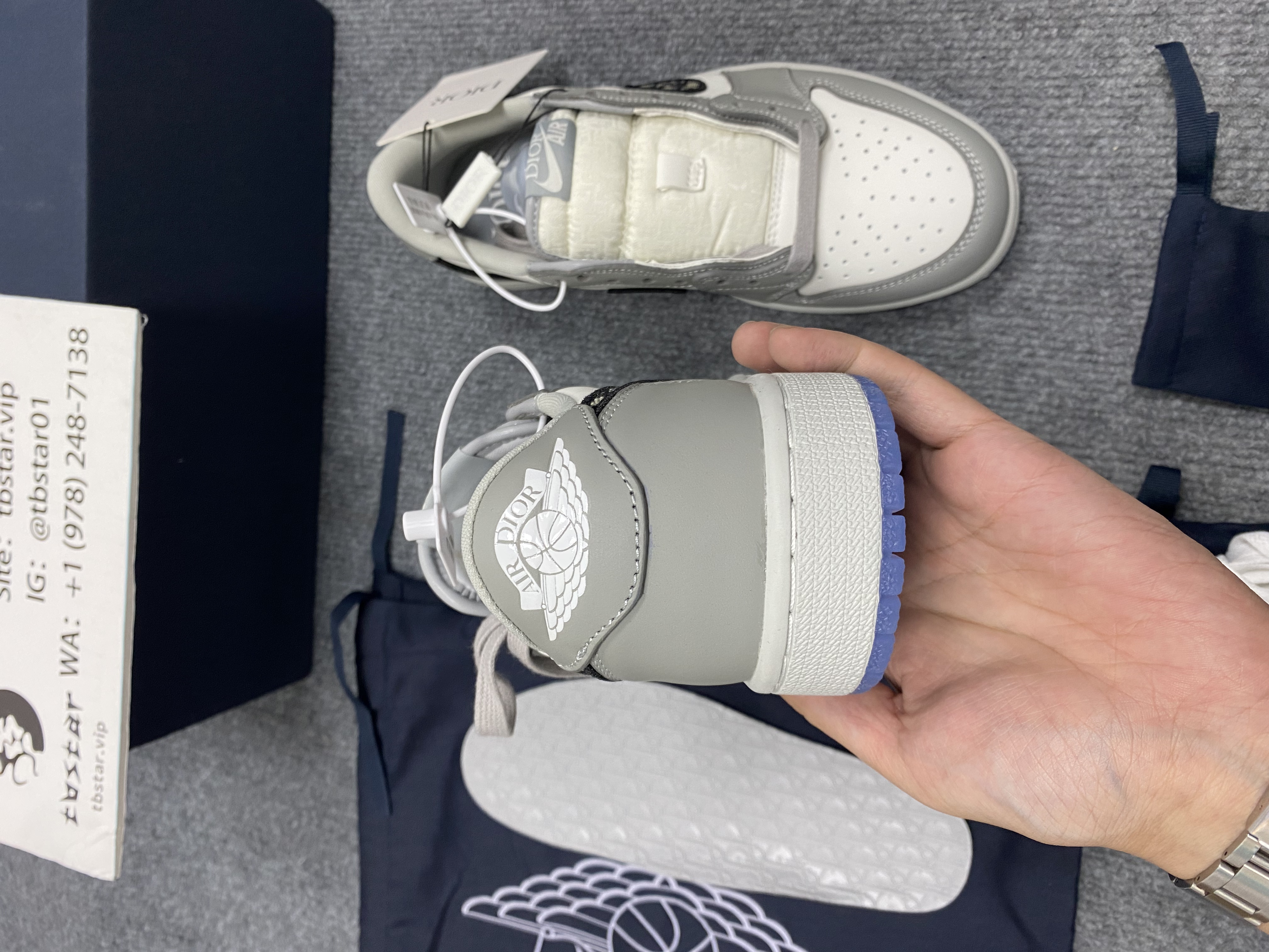 Dior & Air Jordan 1 Sneaker