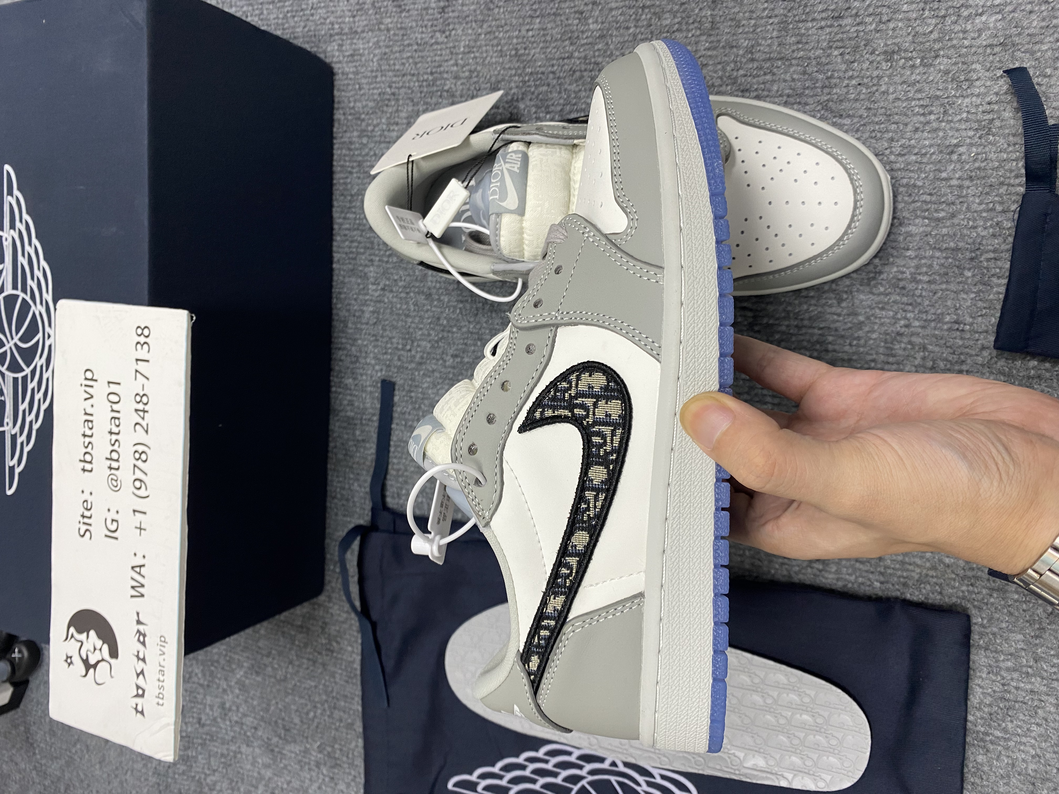 Dior & Air Jordan 1 Sneaker