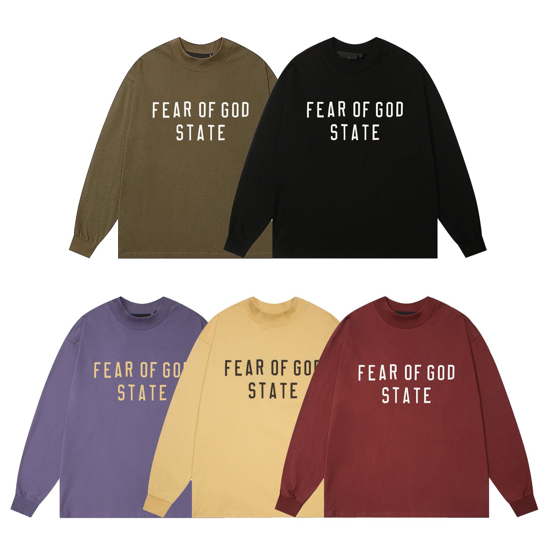 Fear of God State Long Sleeve 5 Colors