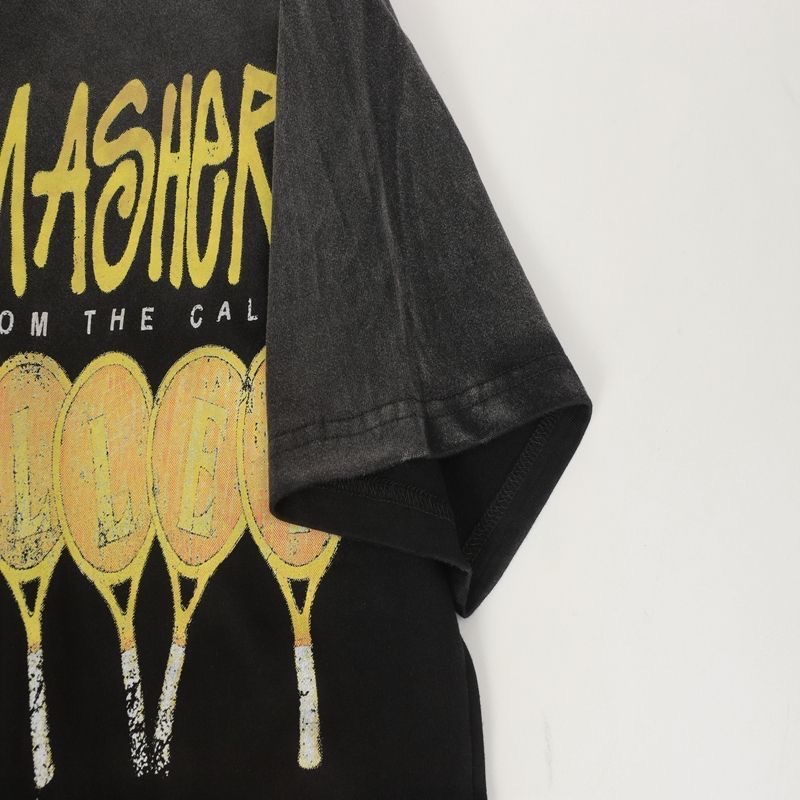 Vale character letter retro washed high street tee