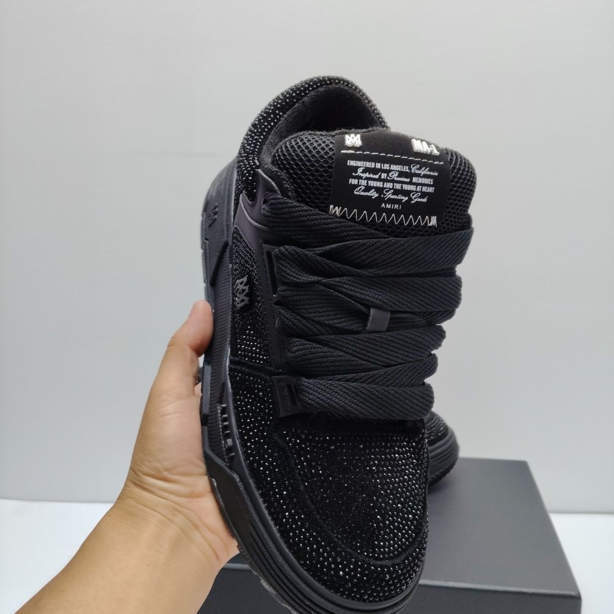 2025 new amiri men's trendy diamonds shoes