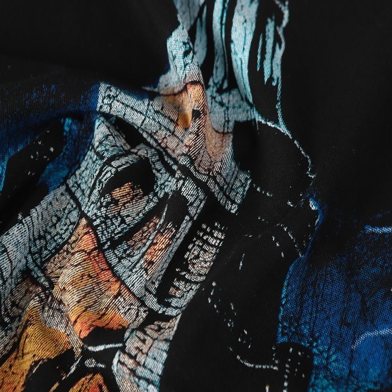 Vale liberty goddess portrait letter retro washed tee