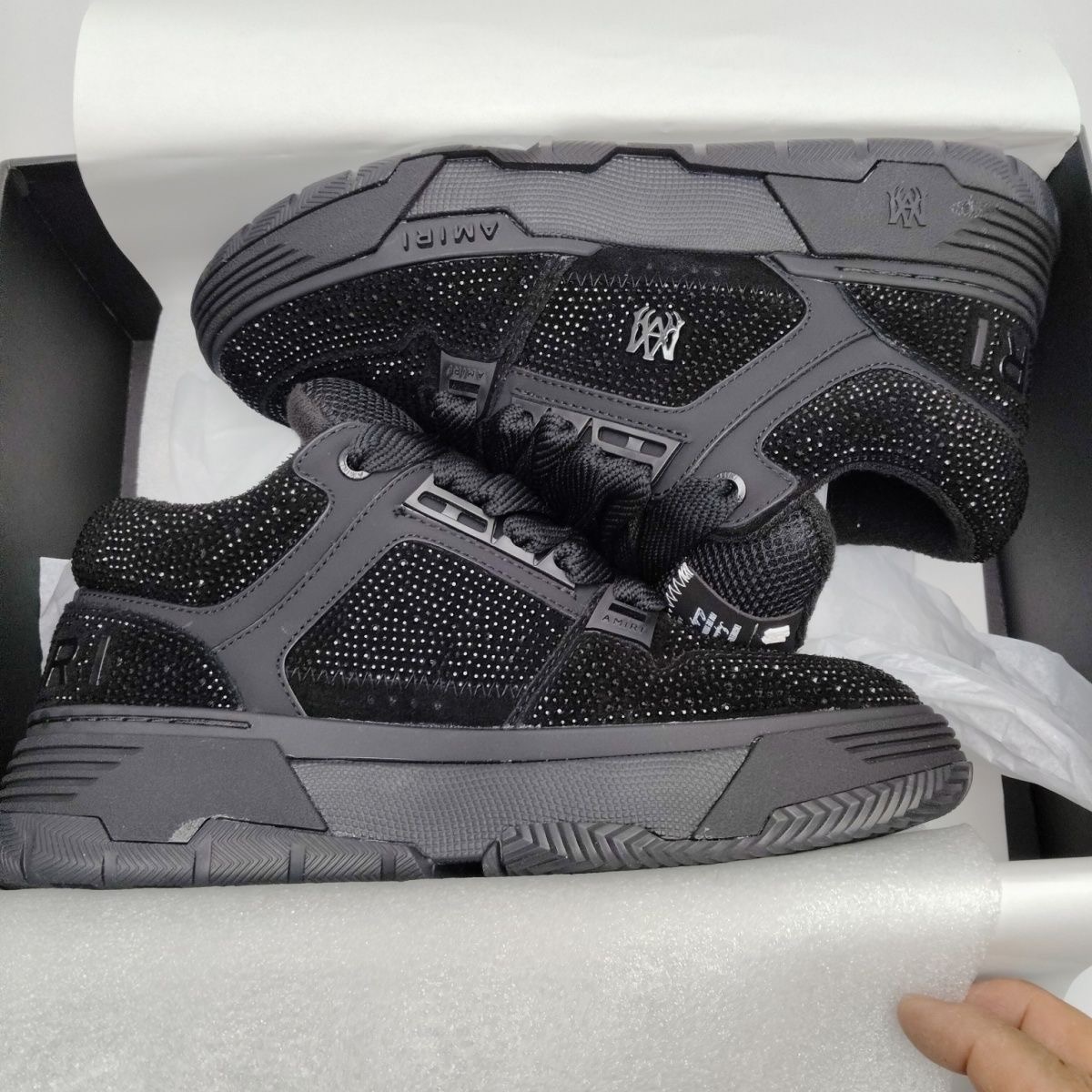 2025 new amiri men's trendy diamonds shoes