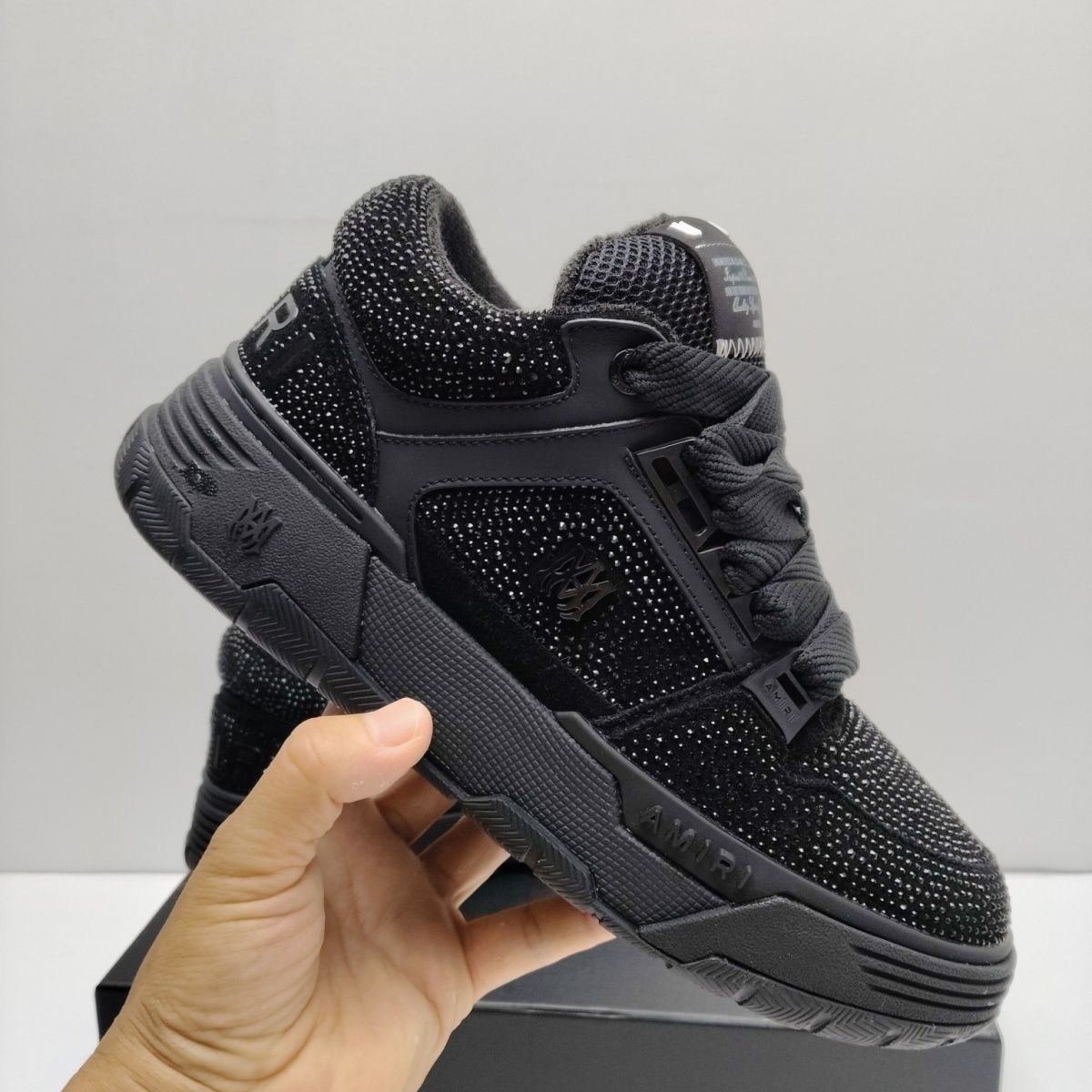 2025 new amiri men's trendy diamonds shoes