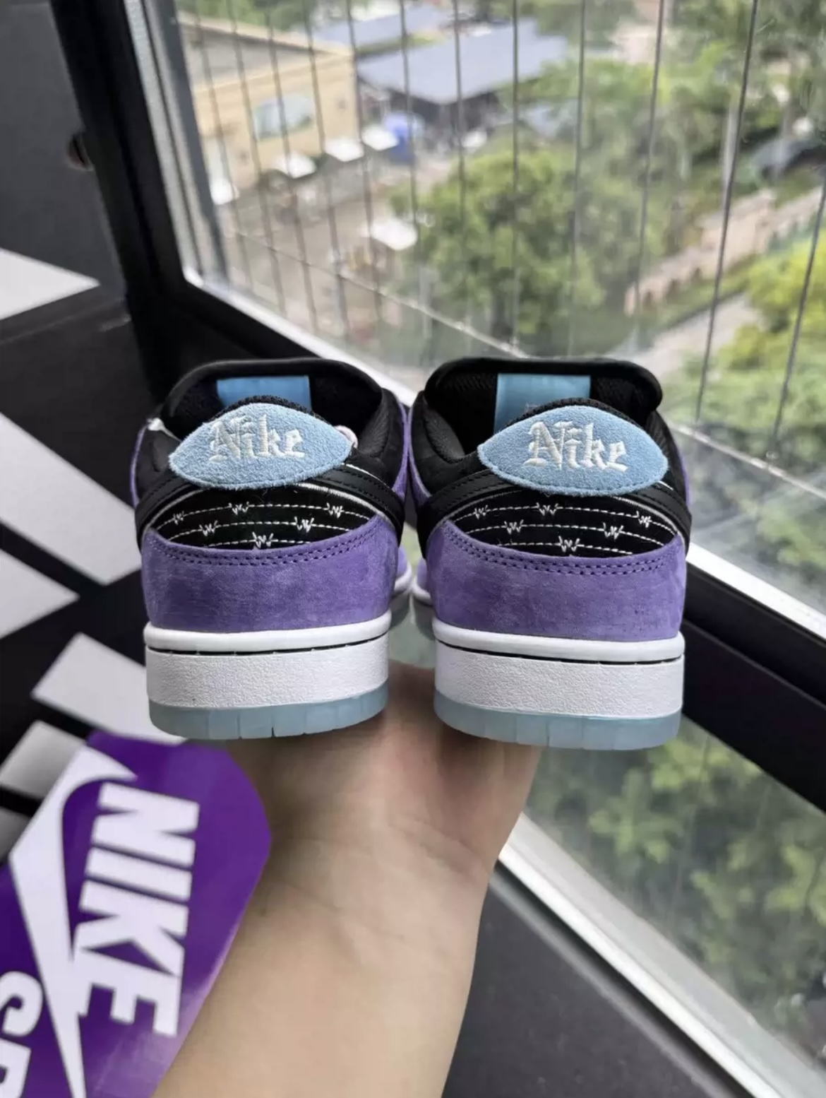 1:1 Hayley Wilson & Nike SB Dunk Low Court Purple