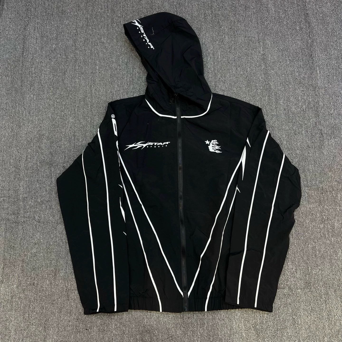 Hellstar Studios Zipper Jacket Hoodie or Pants or Set Black