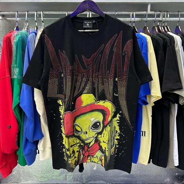 Mixed Emotion Color Diamond Alien Tee 2 Colors