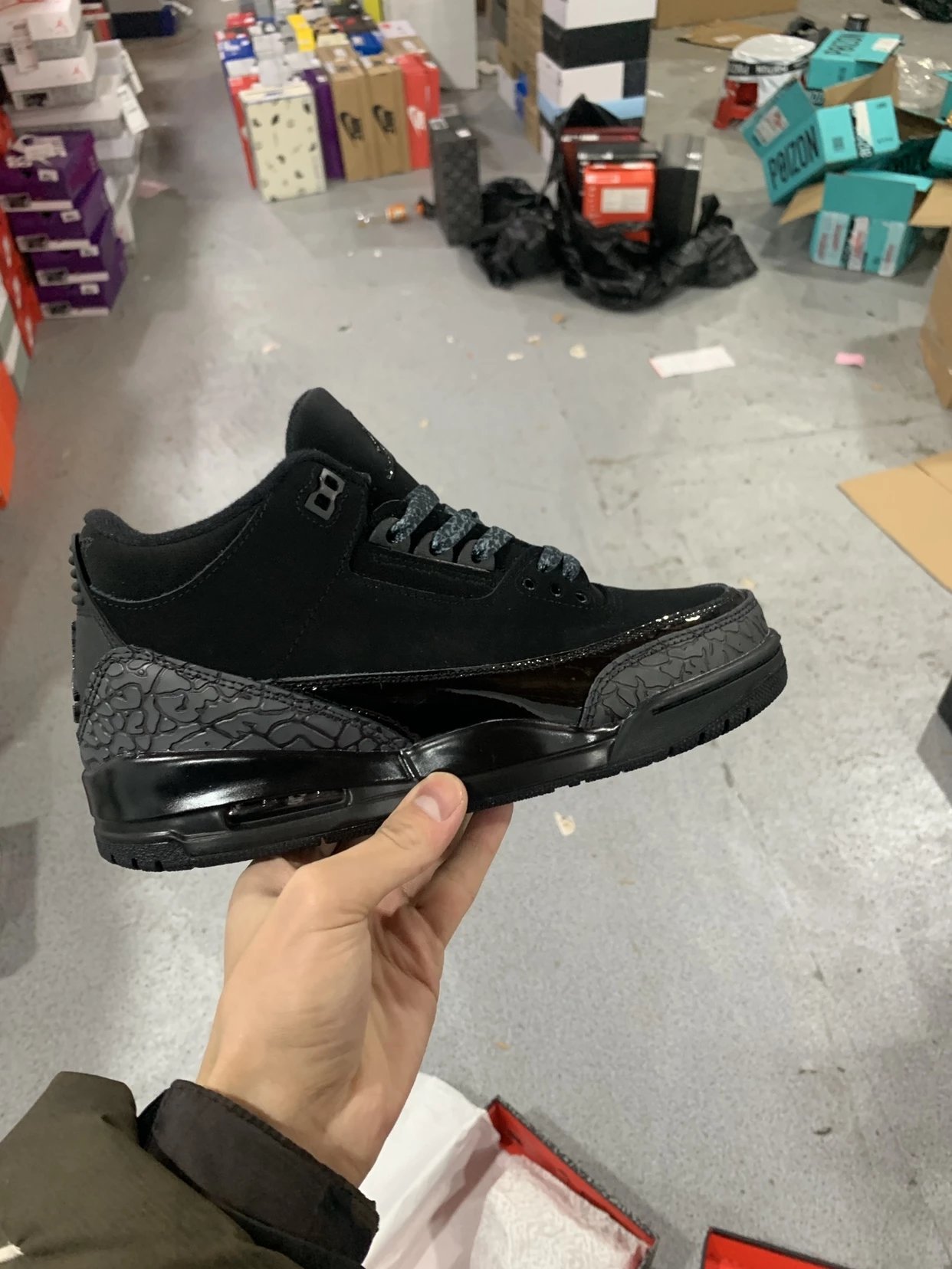 Air Jordan 3 Black Sneaker