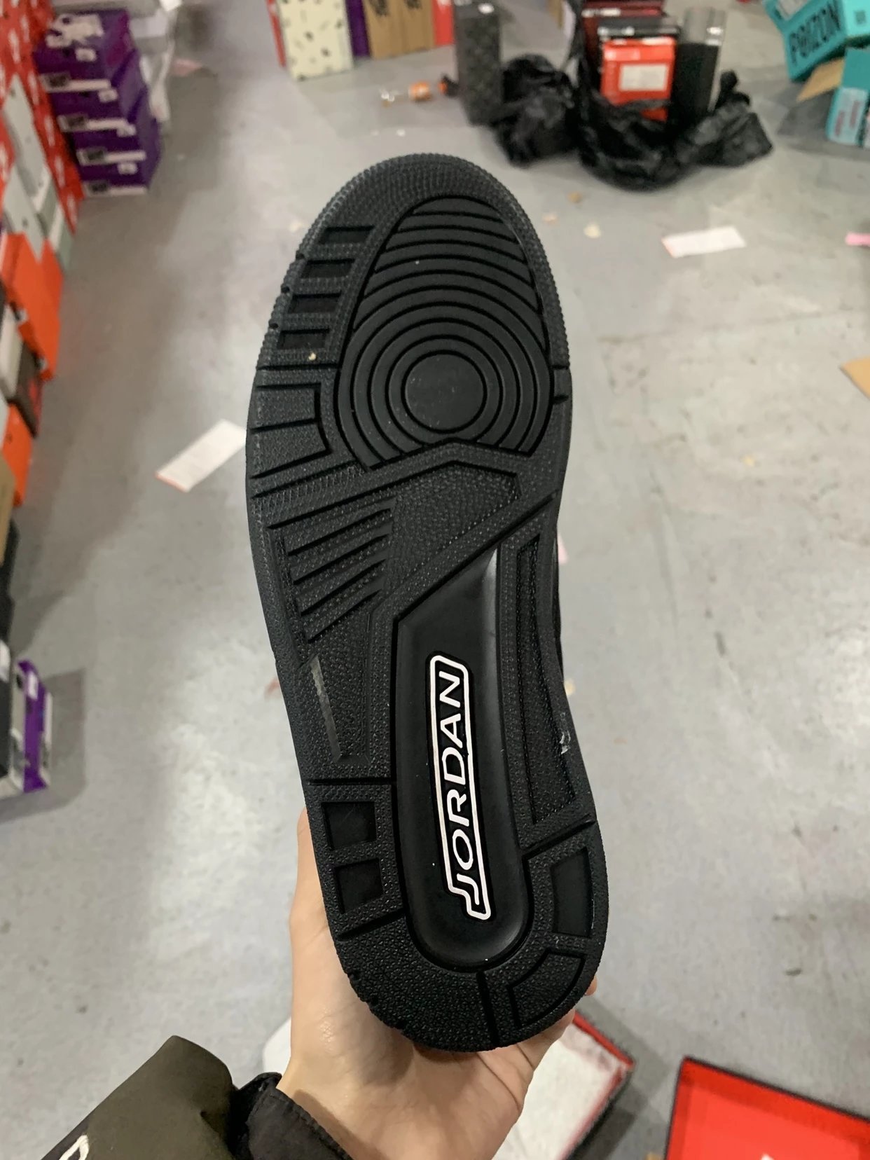 Air Jordan 3 Black Sneaker