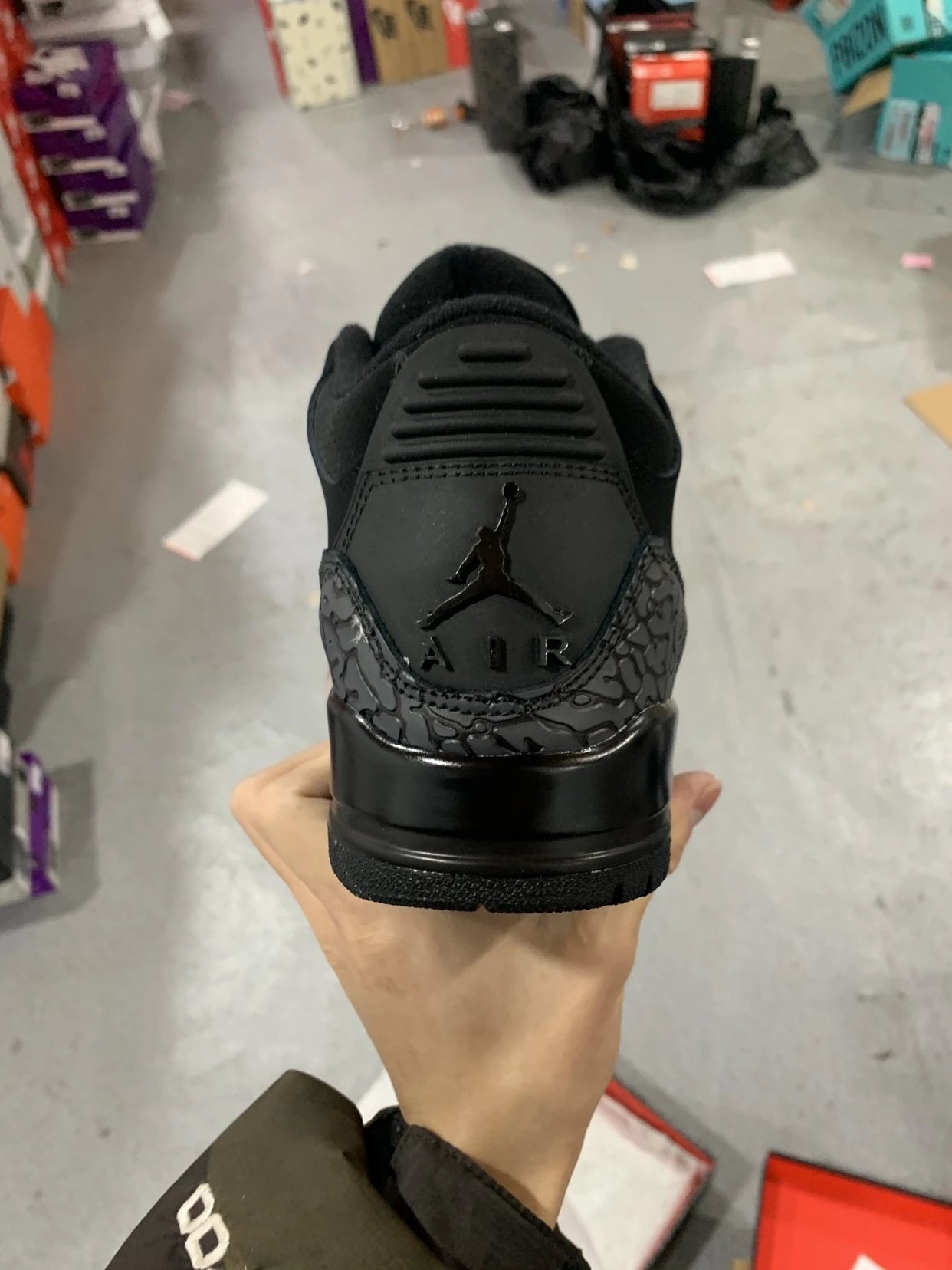 Air Jordan 3 Black Sneaker