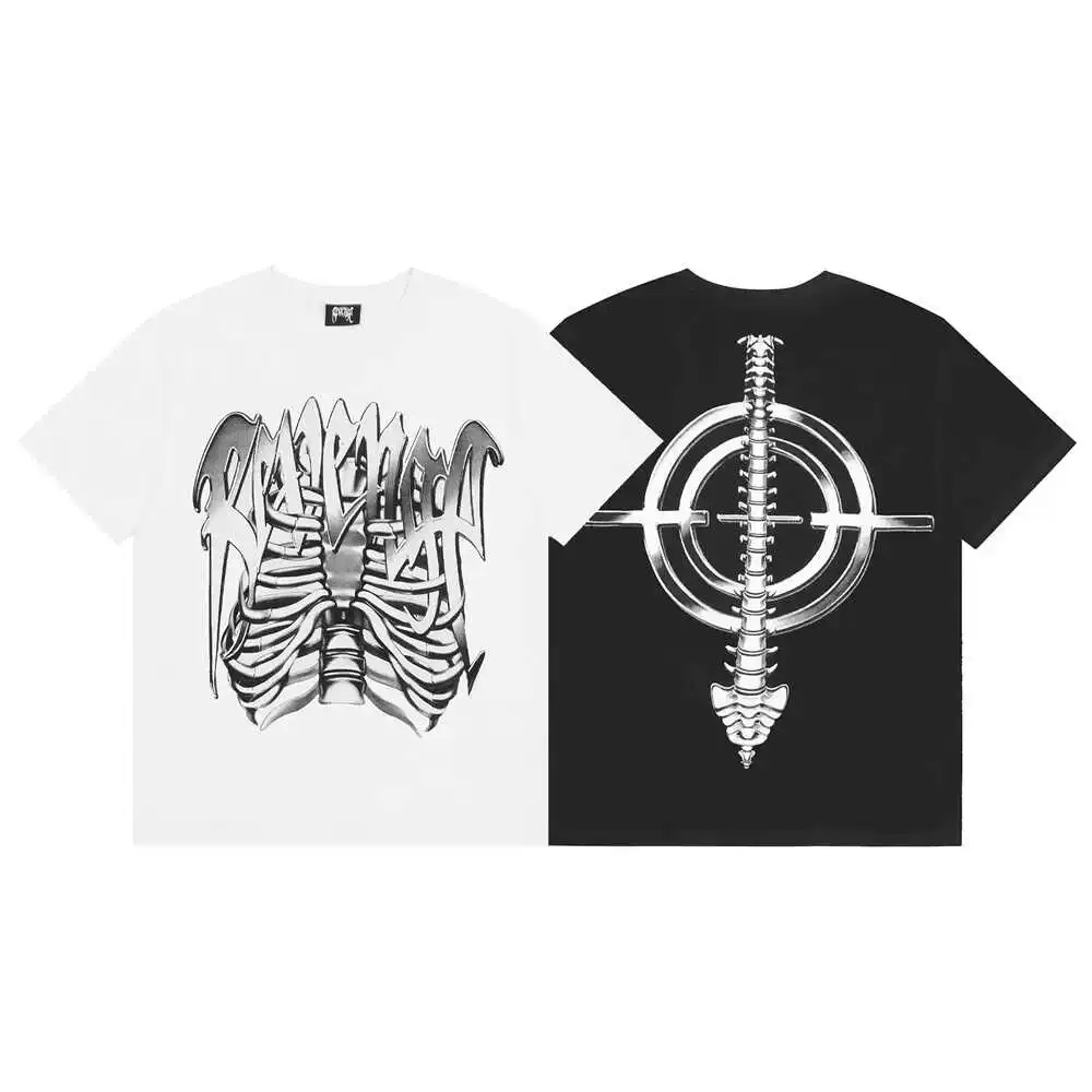 Revenge Metal Print Bone Tee 2 Colors