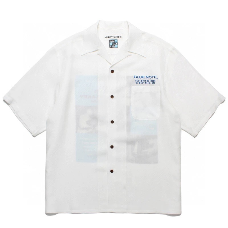 WACKO MARIA (Japan Brand) Art Blakey Button Short Sleeve Shirt 2 Colors