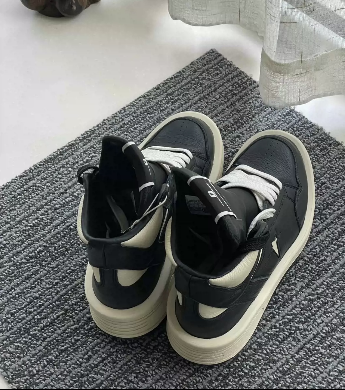 Rick Owens & Converse Sneaker Black