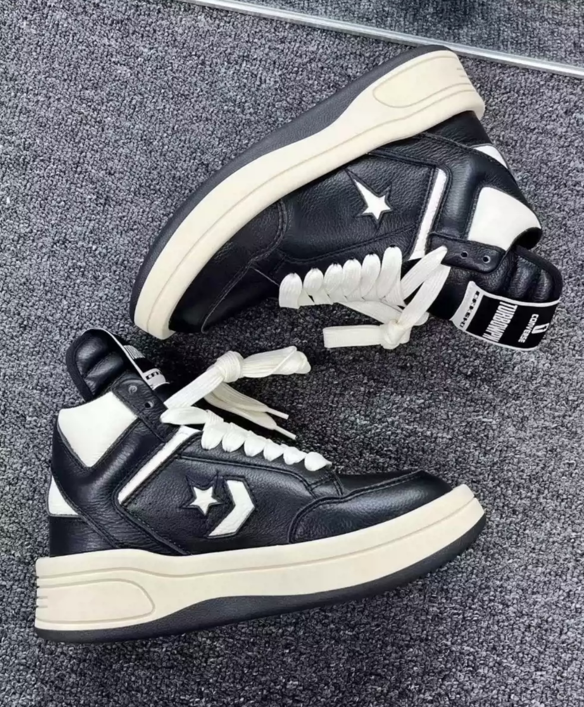 Rick Owens & Converse Sneaker Black
