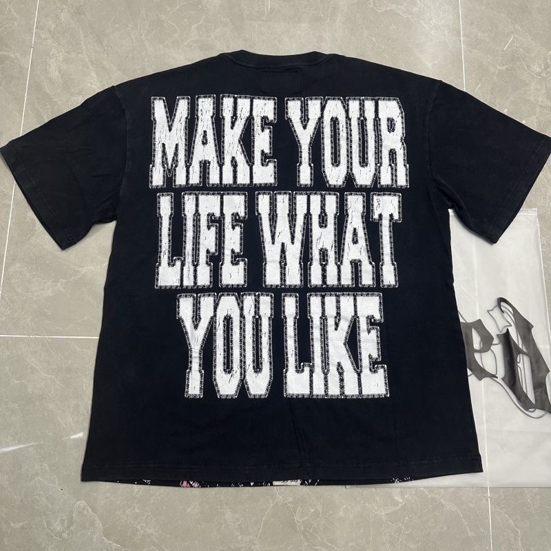 Godspeed Skull Make Your Life what you like Tee Black