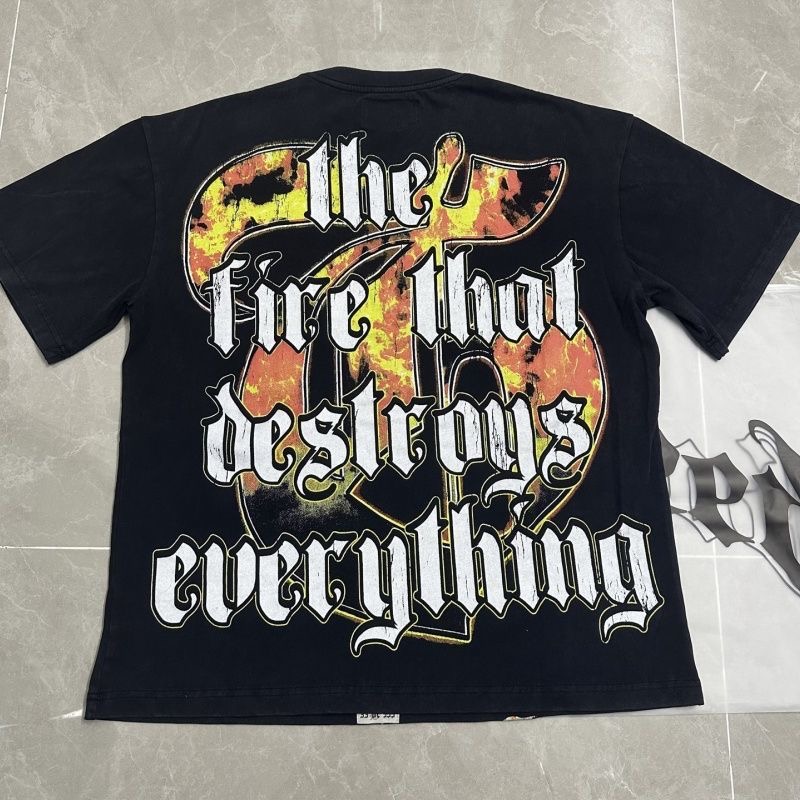 Godspeed Fire Statue of Liberty Tee Black