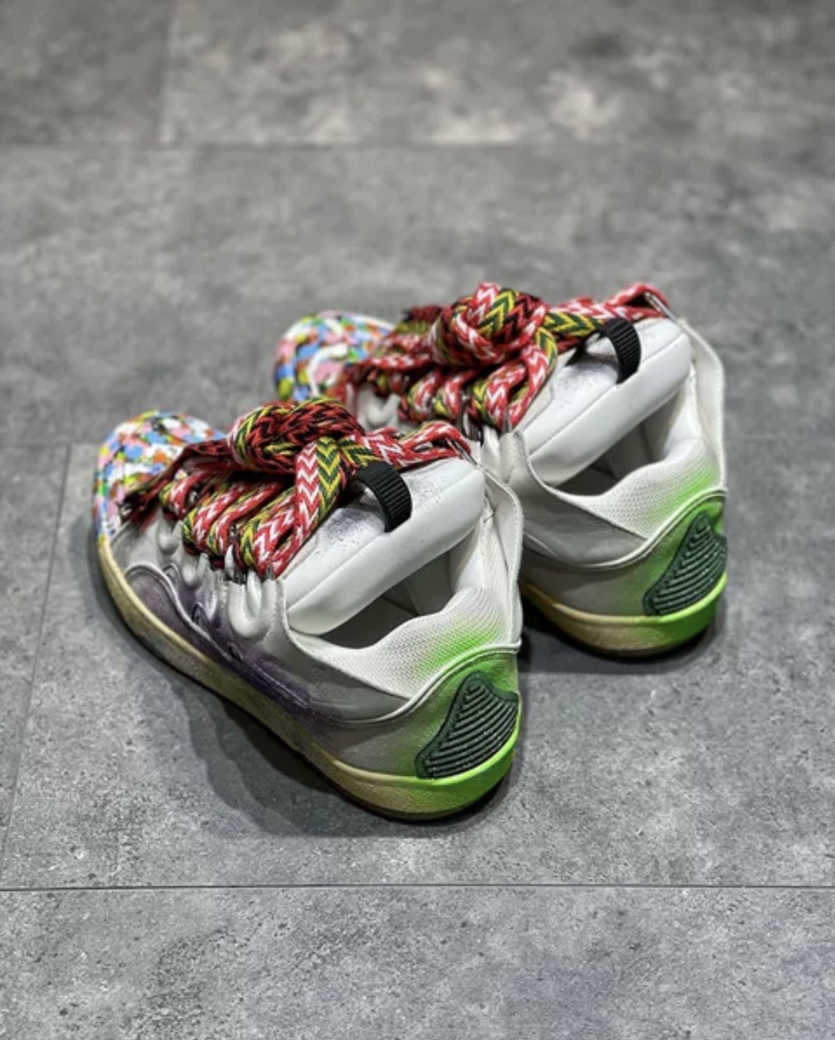 1:1 Best Quality Lanvin Crub Bread Shoes Splash-ink one