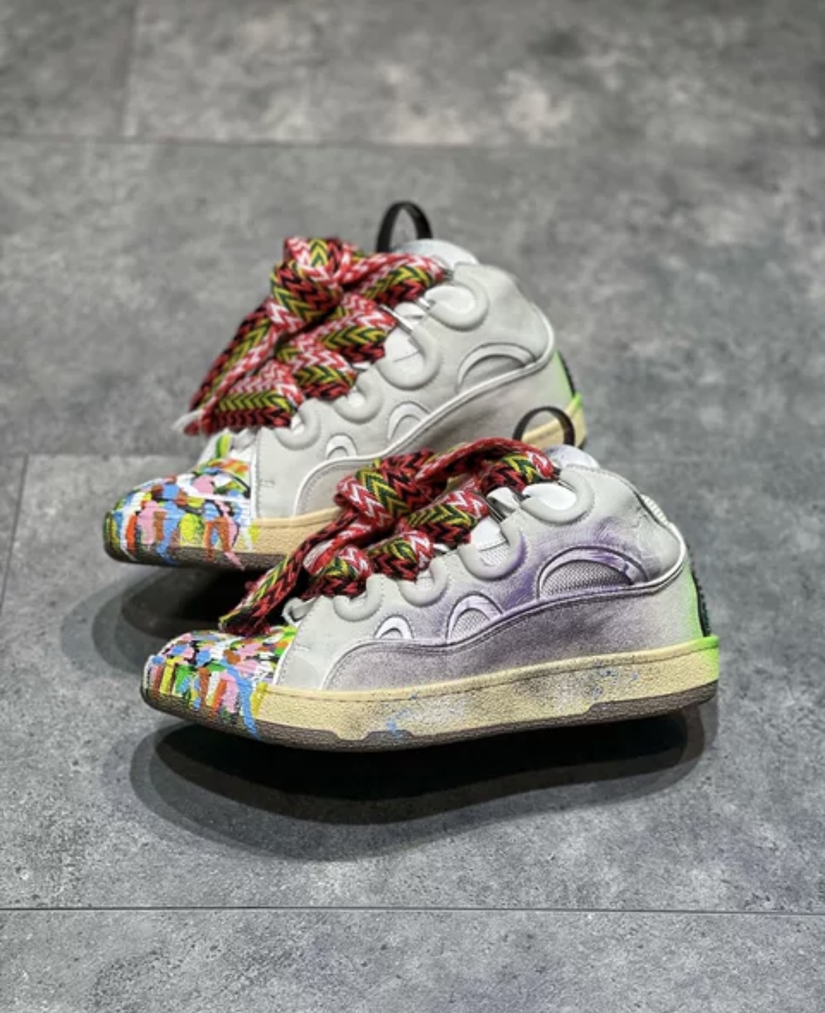 1:1 Best Quality Lanvin Crub Bread Shoes Splash-ink one