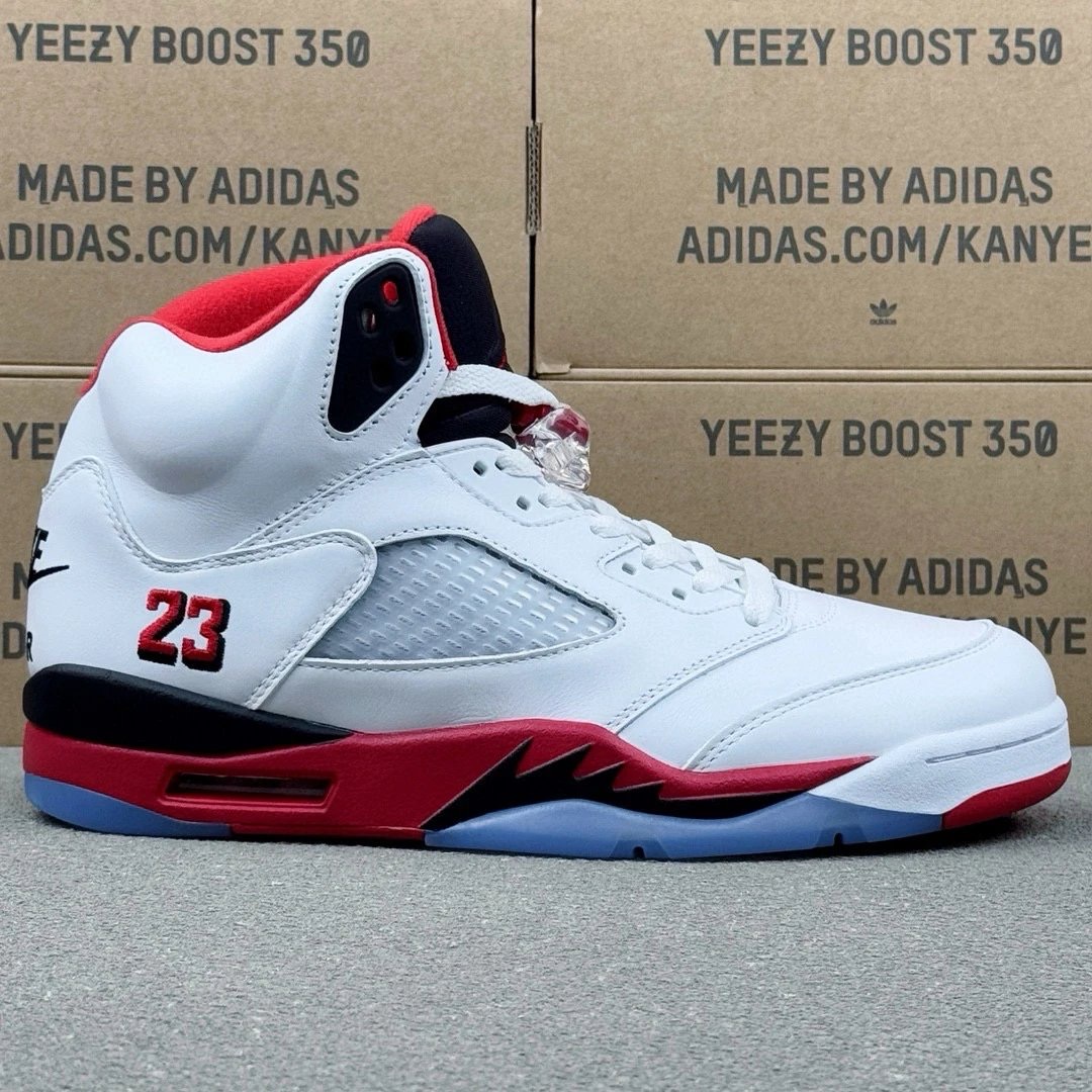 Air Jordan 5 “Fire Red Black Tongue”