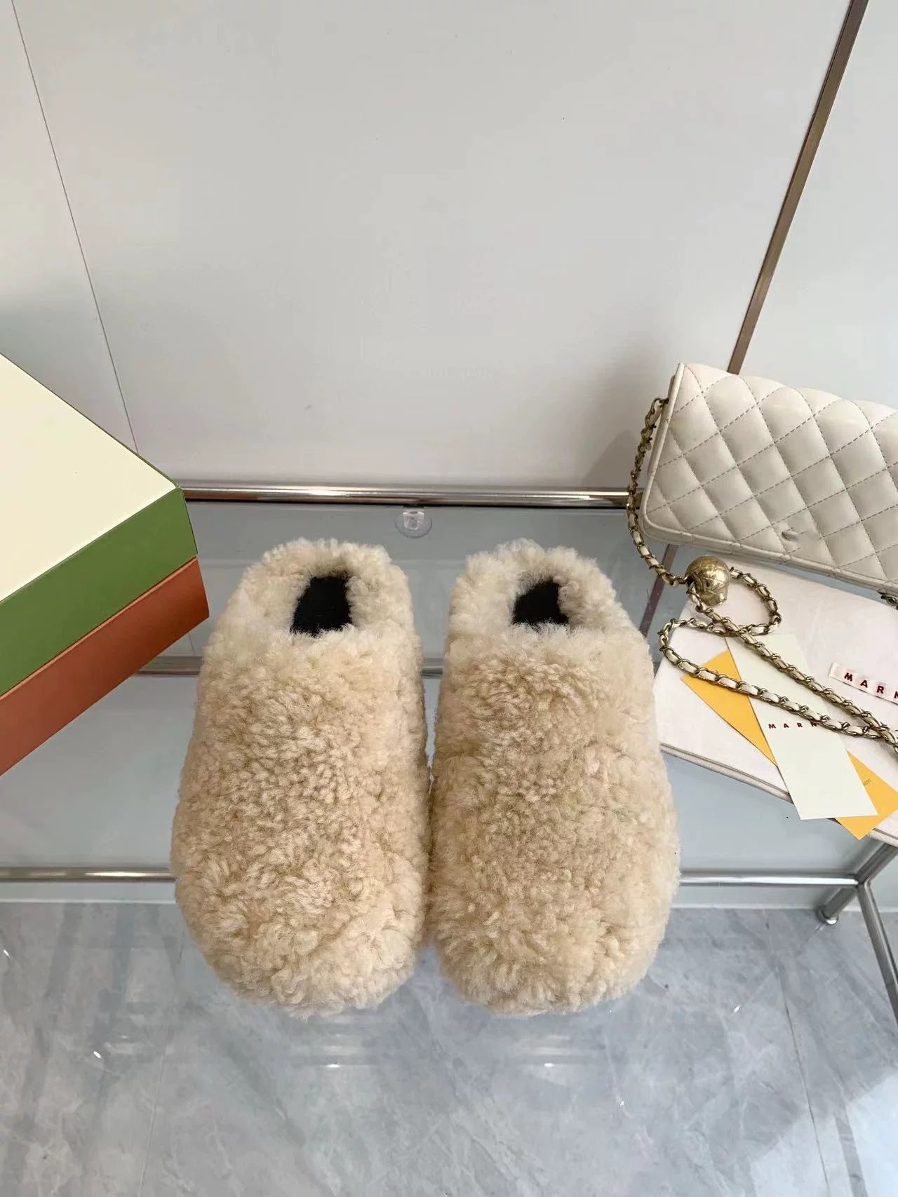 marni wool material slide 9 colors