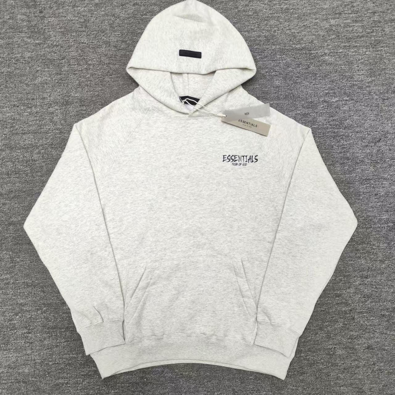 New Essentials Hoodie with Graffiti Letters