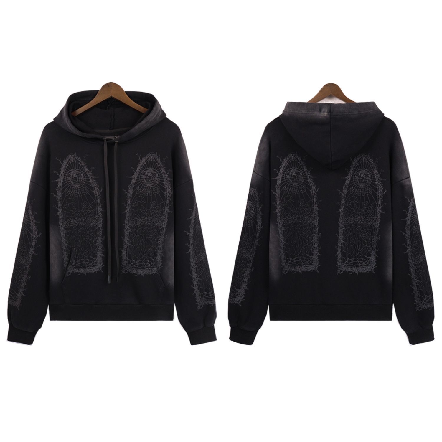 Who Decides War Vintage Printed  hoodie