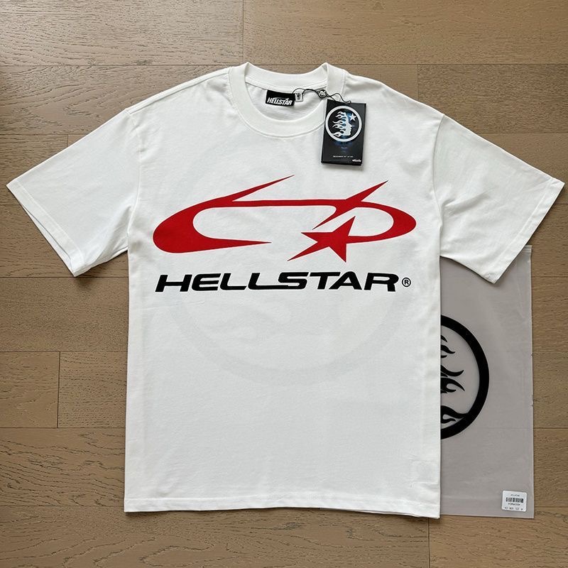 Hellstar monogram profile print short-sleeved T-shirt