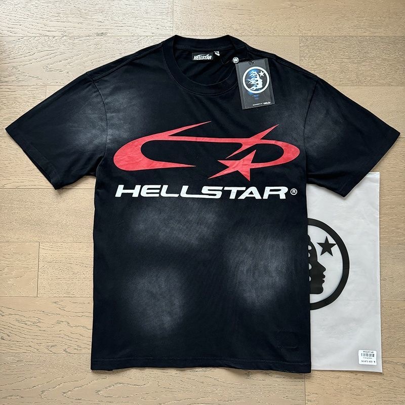 Hellstar monogram profile print short-sleeved T-shirt