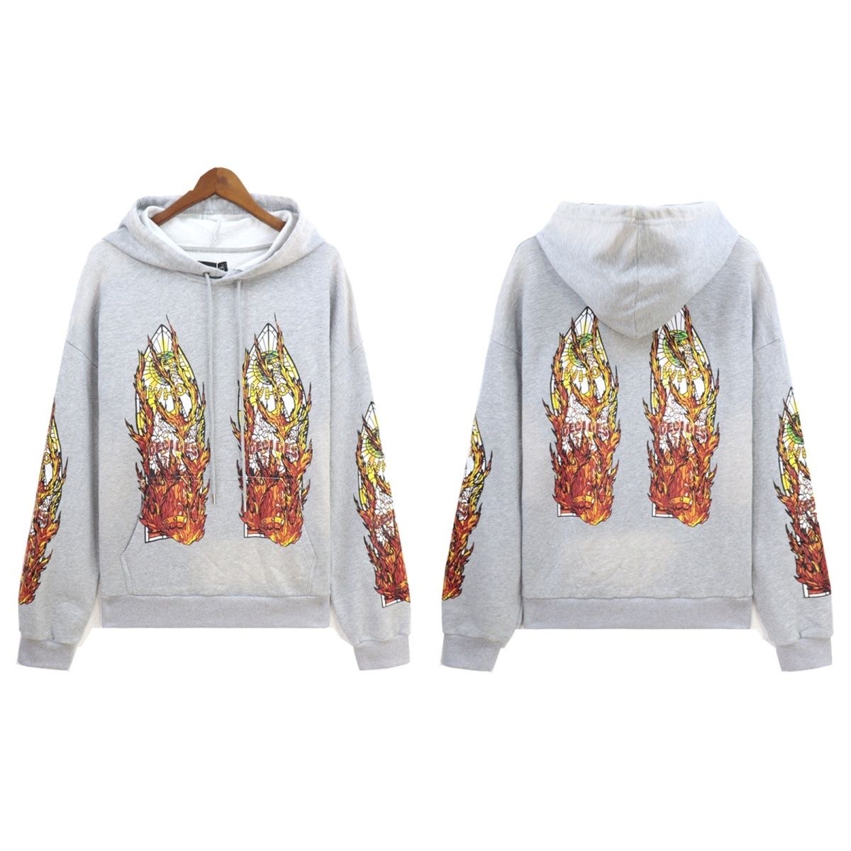 Who Decides War Classic Patterned Printed Sweatshirt