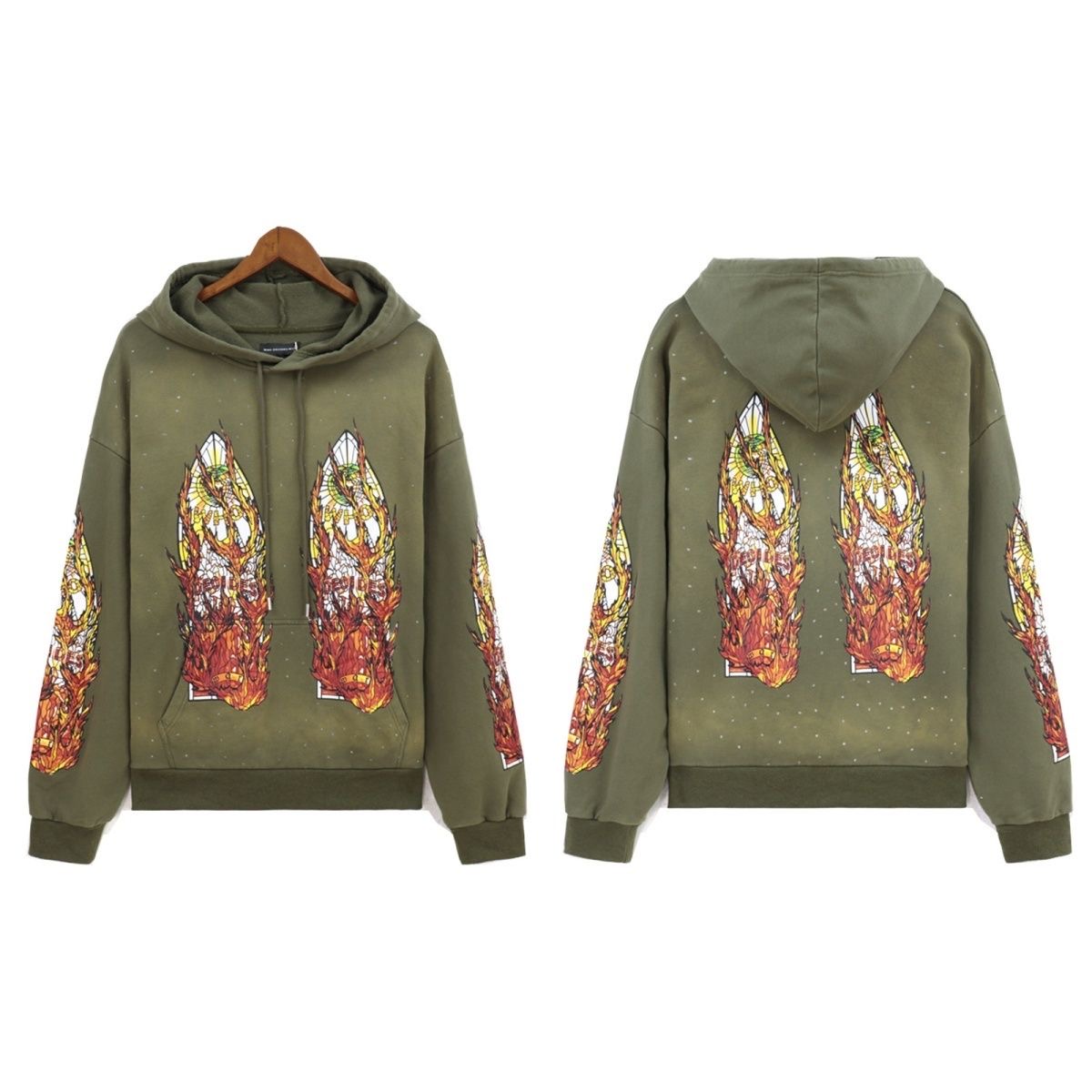 Who Decides War Classic Patterned Printed Sweatshirt
