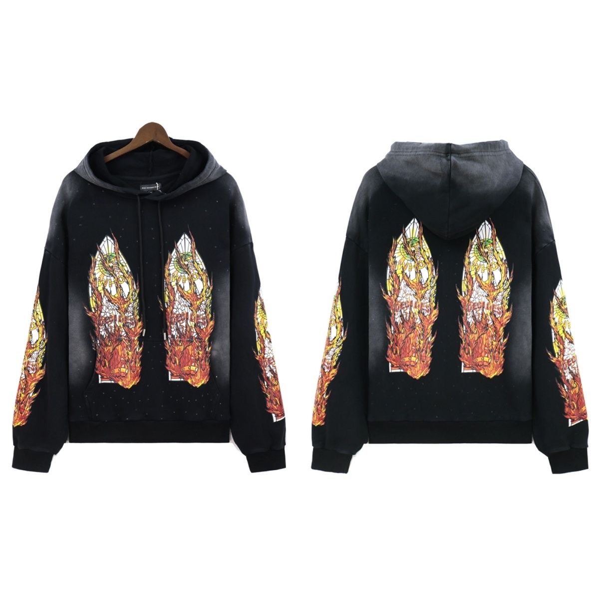Who Decides War Classic Patterned Printed Sweatshirt