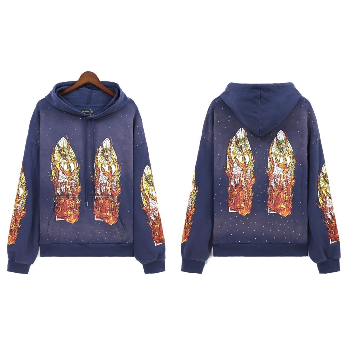 Who Decides War Classic Patterned Printed Sweatshirt